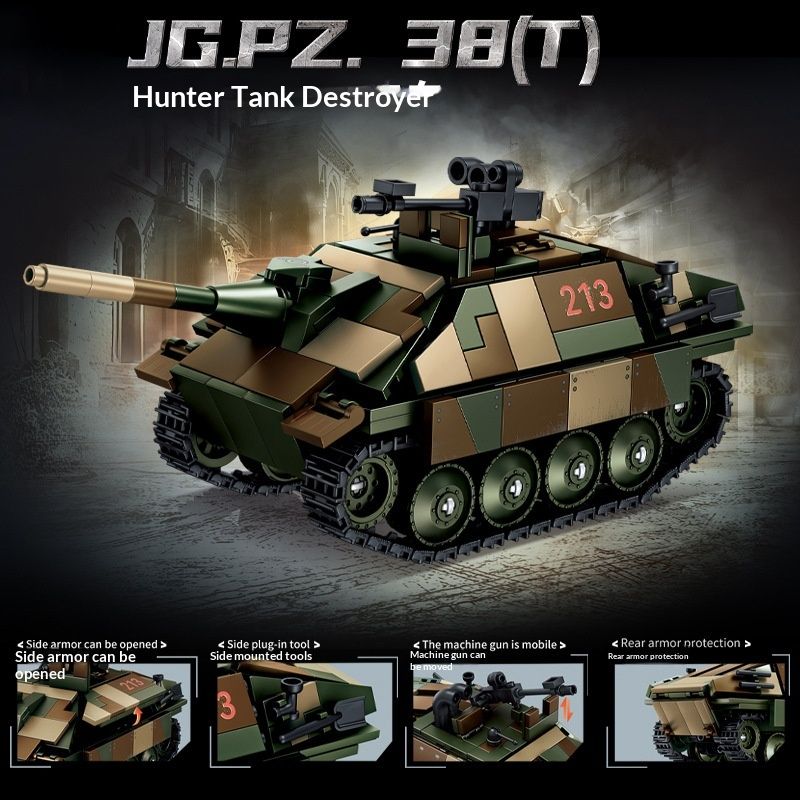 Model Puzzle Assembly Model Building Blocks Children's Boys Toys