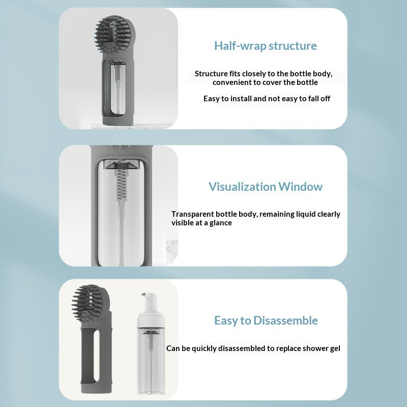 Silicone 2-in-1 Multi-Functional Pet Bath Brush