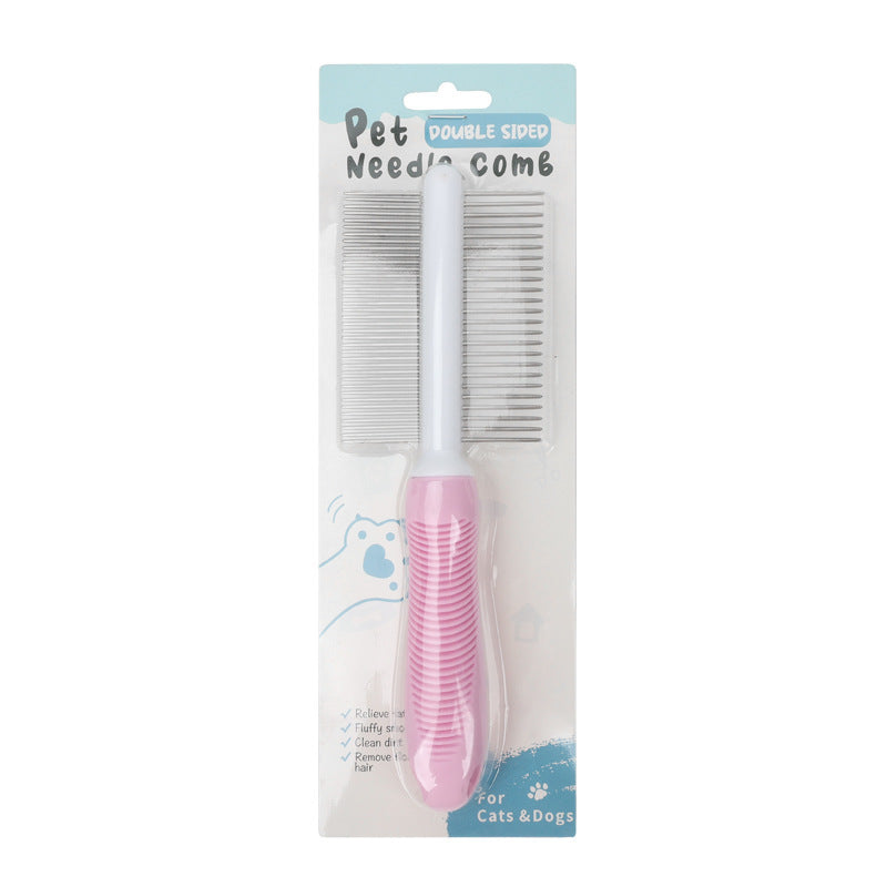 Cat Deshedding And Detangling Comb Dog Grooming And Cleaning Tool