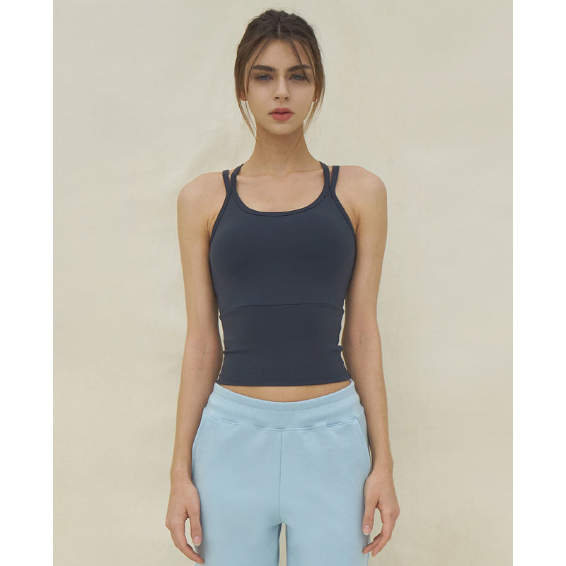 Yoga Fitness Sports Vest Spaghetti Strap Women