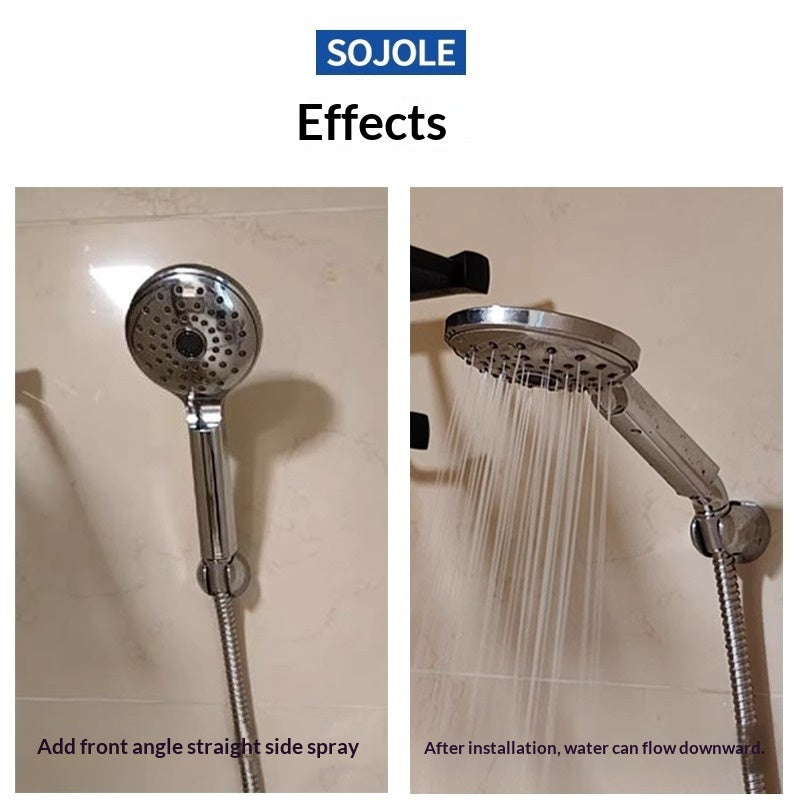 Bathroom Accessories Self-rotating Anti-tangle Showerhead Adapter