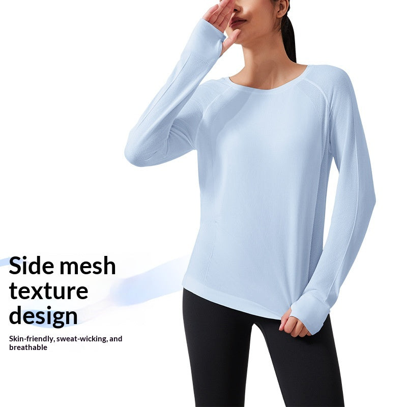 Long-sleeve T-shirt Loose-fit Sportswear For Running And Fitness