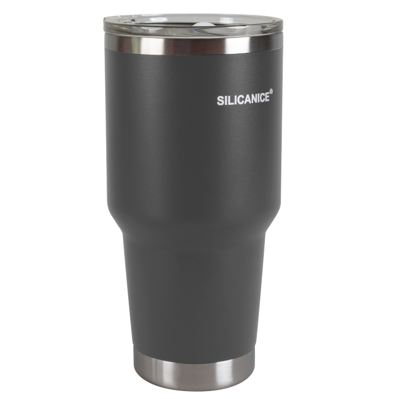 30oz Double Wall Stainless Steel Travel Tumbler, Detachable Splash Resistant Slider Lid, Vacuum Insulated, BPA Free, Dishwasher Safe, Ideal For Gym, Office & Daily Home Use