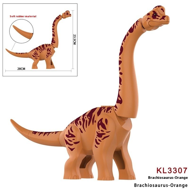 Dinosaur Series KL3301-3305 Small Particles Assembled Building Block Toys