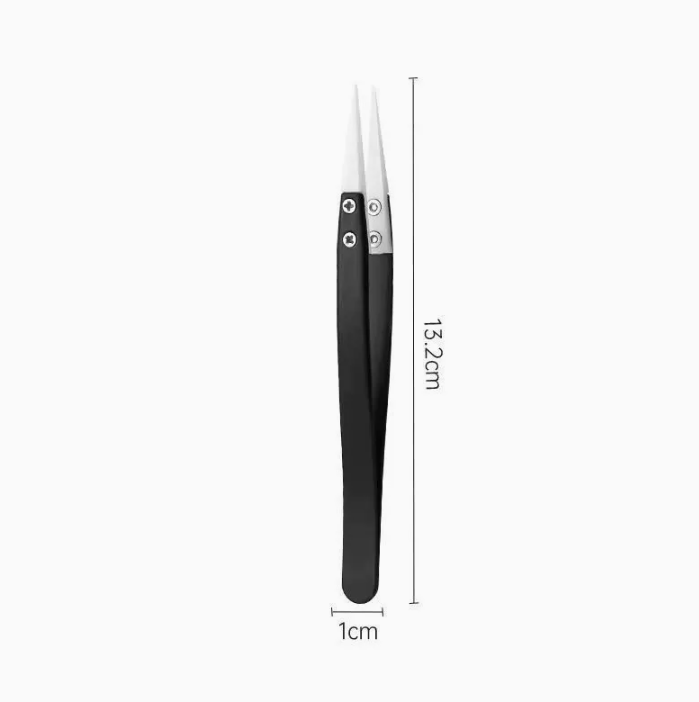 Ceramic Tweezers DIY Atomizer Heating Wire Ceramic Head Accessories High-temperature Resistant And Anti-static Tweezers
