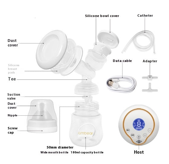 Massage Electric Intelligent LCD Display Breast