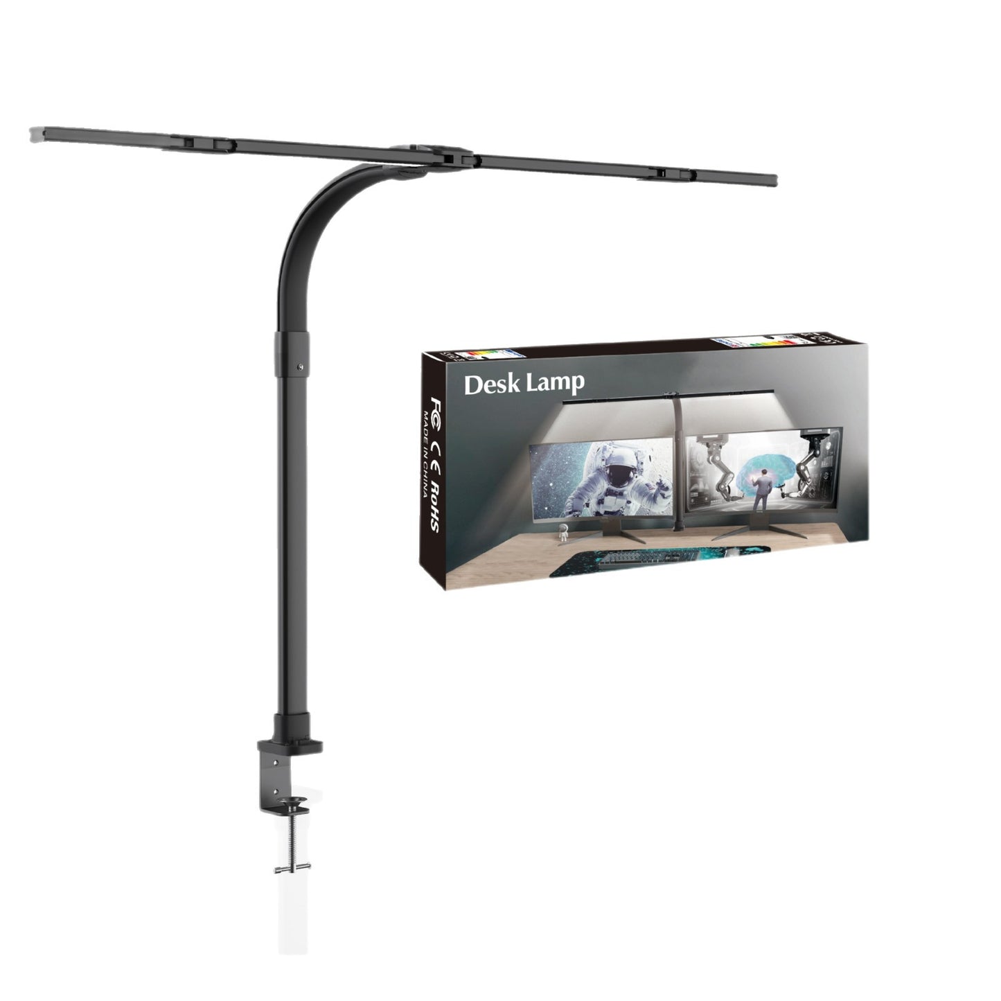 LED Full-Spectrum Anti-Blue Light Myopia-Preventing Eye-Care Desk Lamp For Studying And Reading