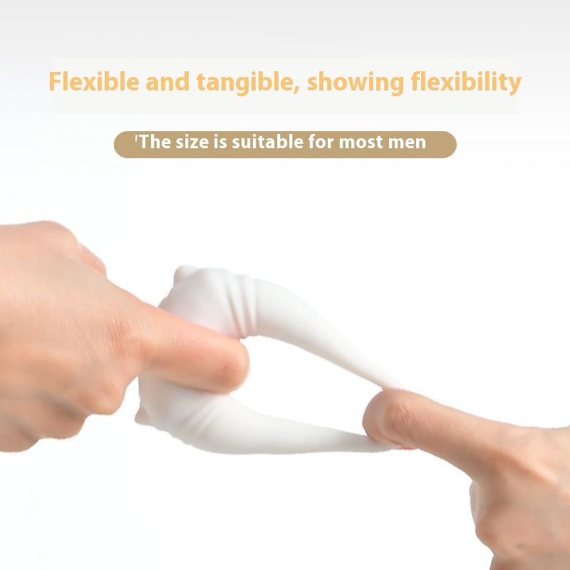 Men's Durable Silicone Ring Shared Toys