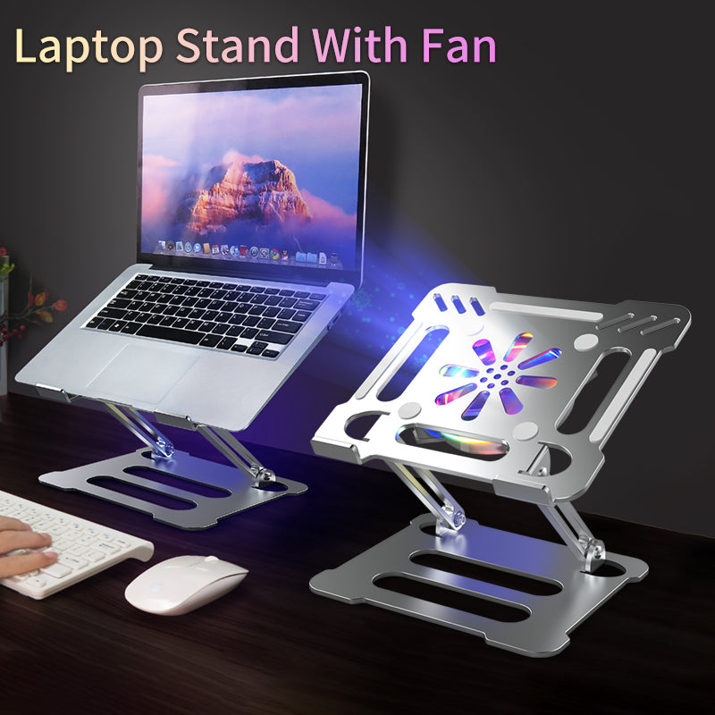 Creative Accessories Aluminum Alloy Desktop Heightening Notebook Cooling Rack