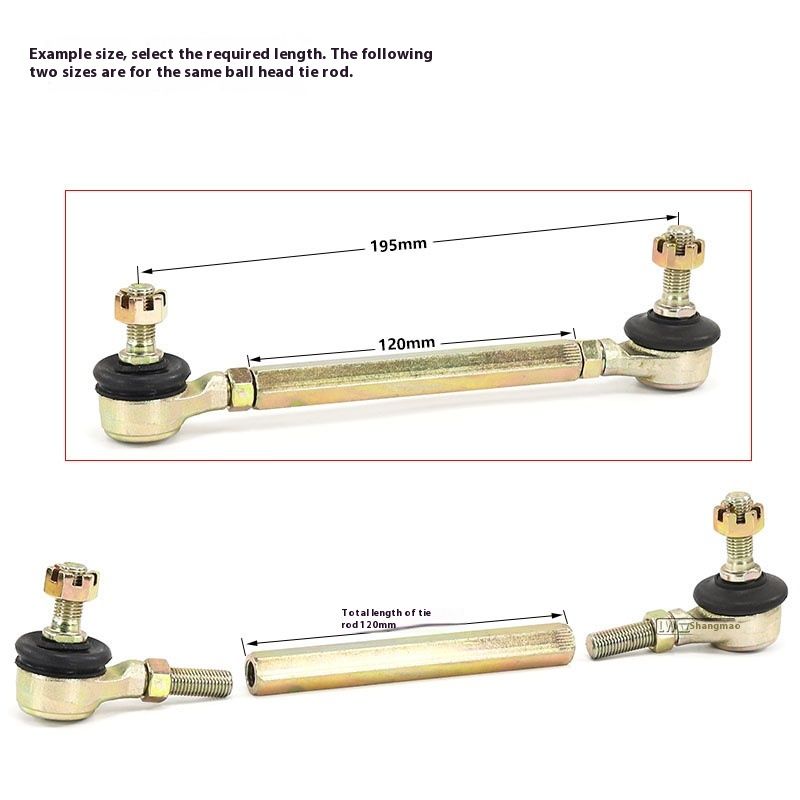 ATV Mule Cart Accessories ATV Directional Device Tie Rod End