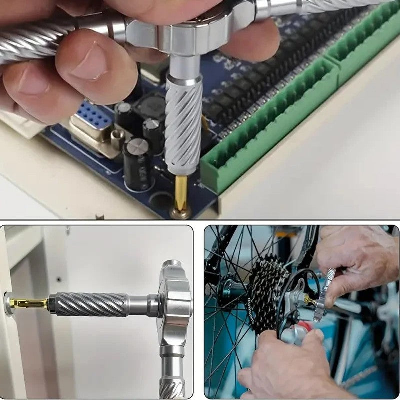 Magnetic Screwdriver Set 30 In 1 DIY Ratchet Screwdriver Kit For Home, Bikes NEW