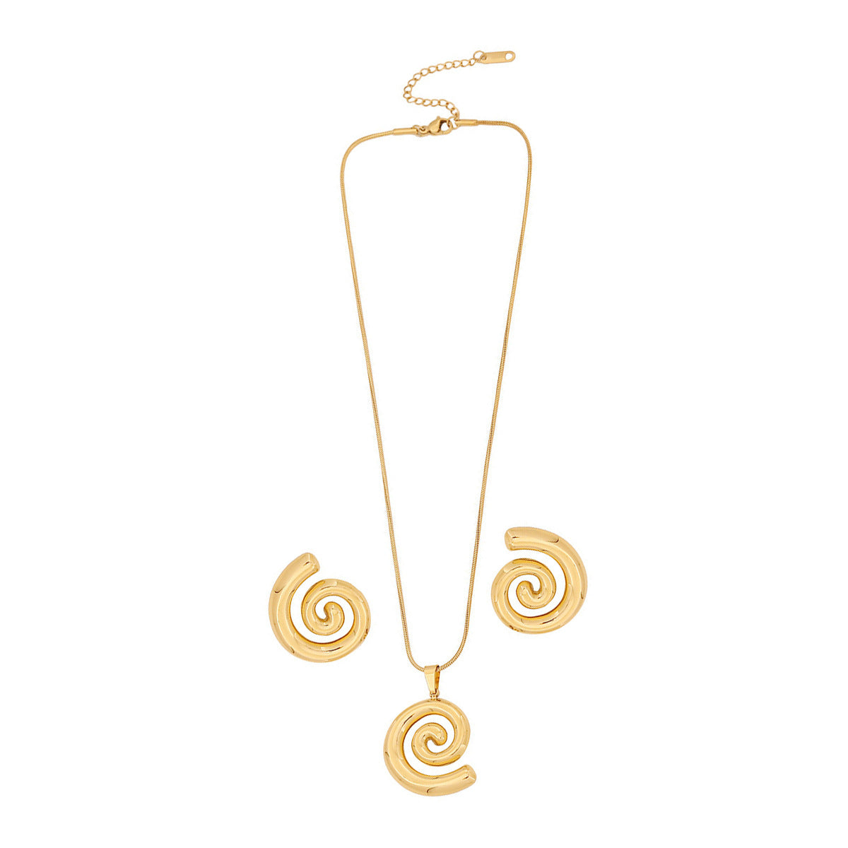 European American Cross-border Women Jewelry Set, Multi-element Long Pendant Necklace & Versatile Luxury Drop Earrings, Niche Daily Fashion Accessories For Ladies