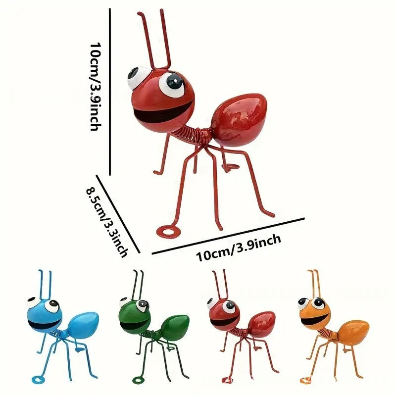 Metal Ant Statue Outdoor Decorative Sculpture Hanging Ornament And Display Piece