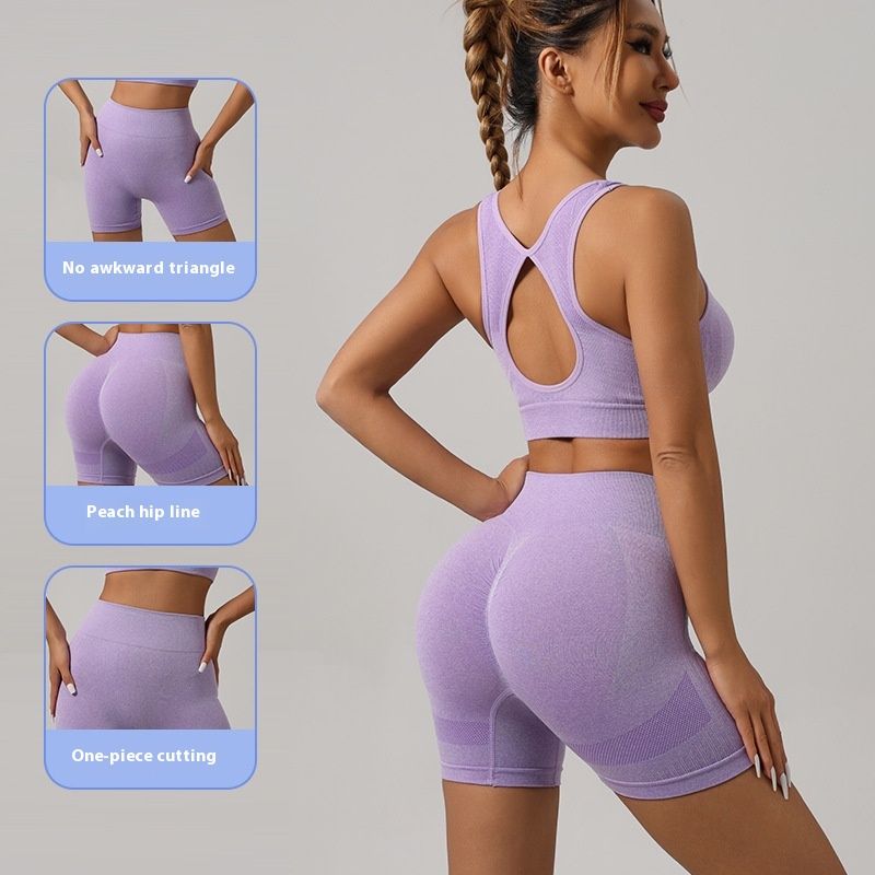 Sports Vest Underwear High Waist Trousers Peach Hip Workout Yoga Top