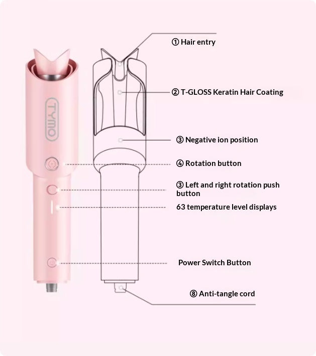 Automatic Curling Iron With Long-lasting Anti Scalding, Hair Care And Anti Entanglement 32mm