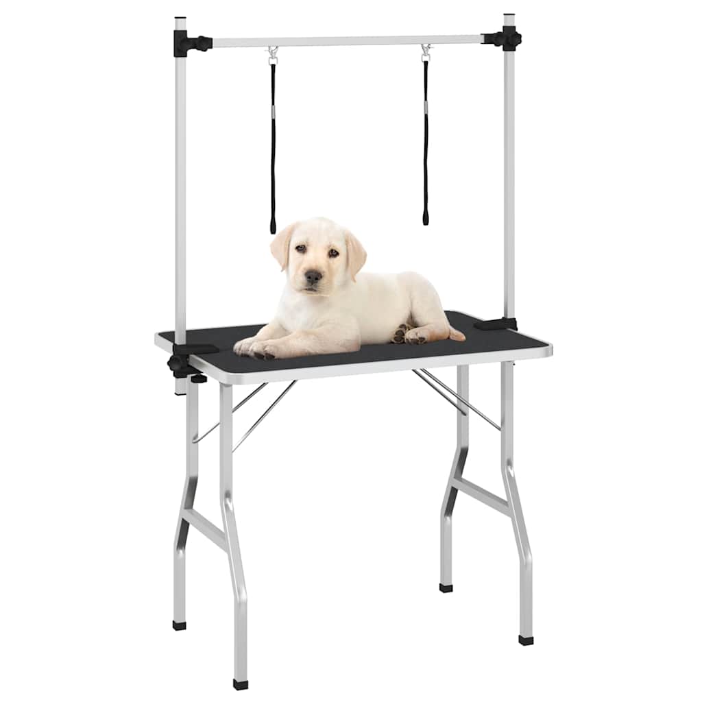 Grooming Table with 2 Loops for Dogs and Cats, Foldable