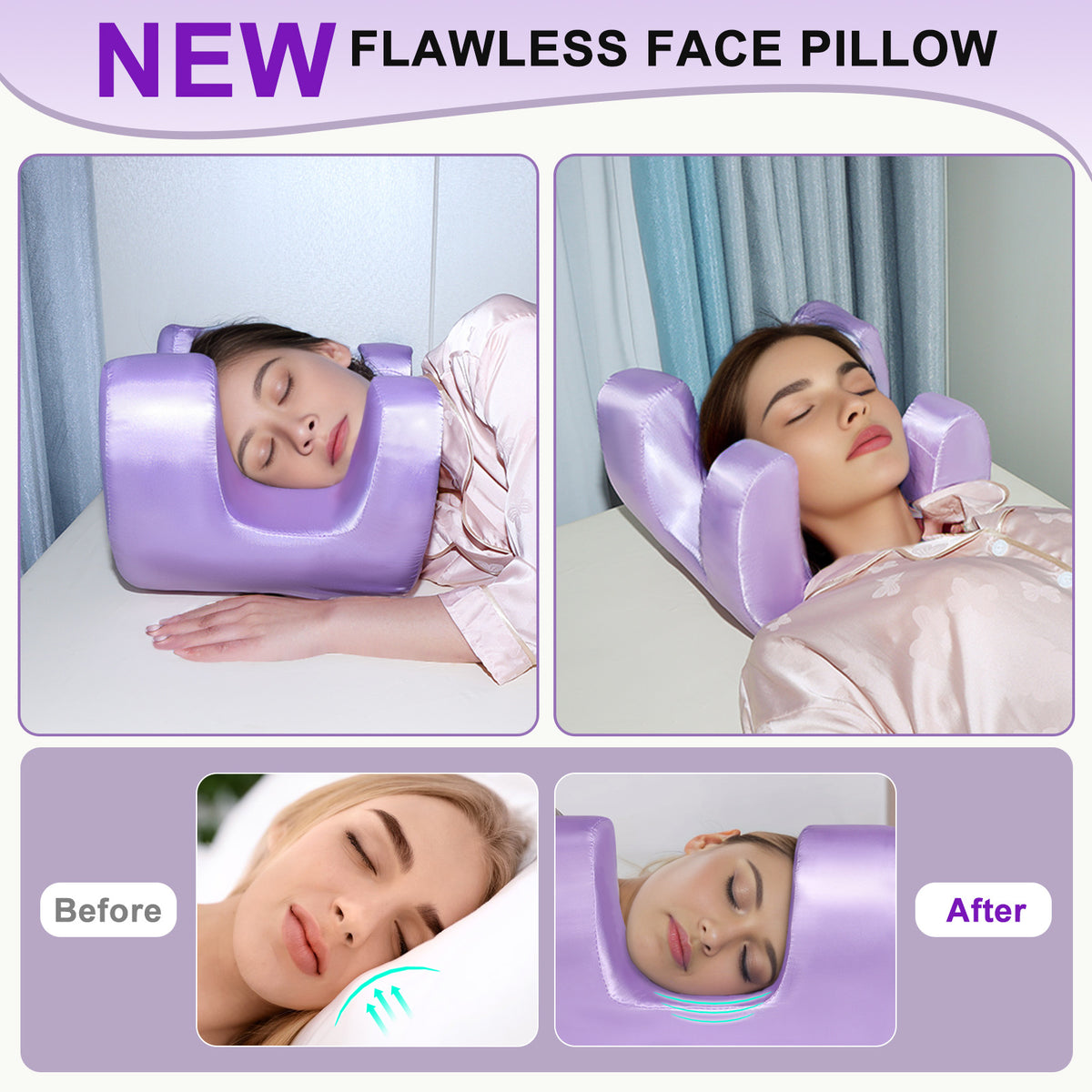 New Memory Foam Beauty Pillow Slow Rebound Neck Protector