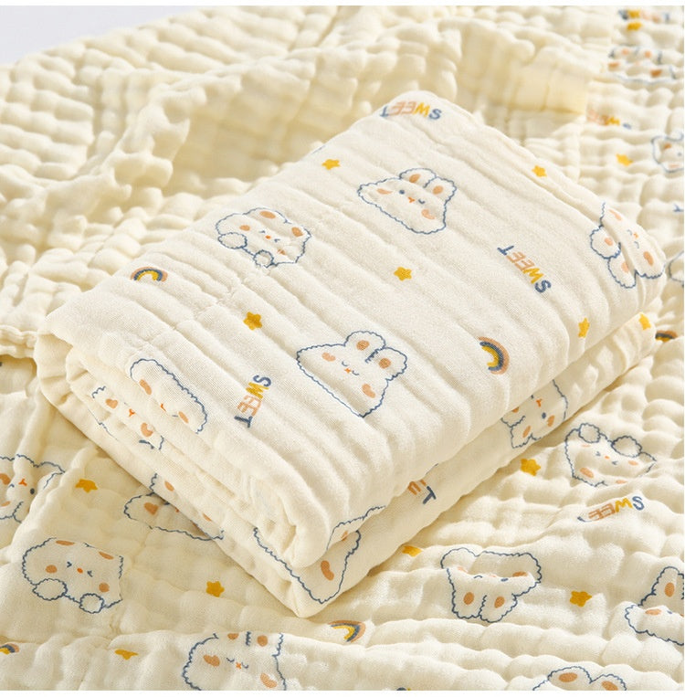 Six-layer Gauze Baby Blanket Infant Bath Towel Newborn