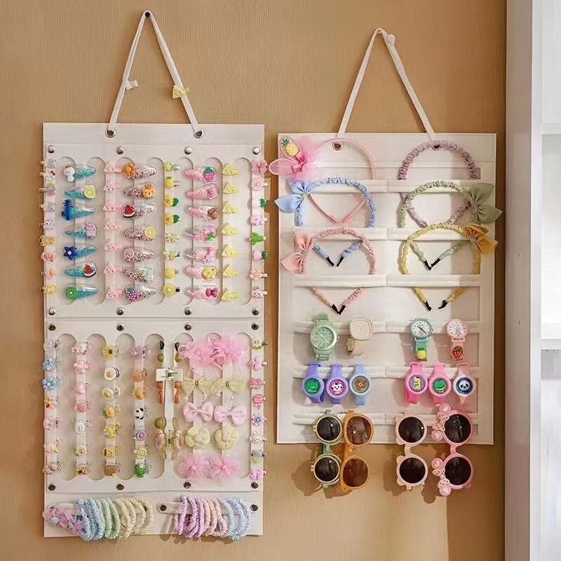 Hair Accessory Storage Hanging Bag, Wall Hair Band, Hair Tie, Hair Clip, Glasses Storage And Organization Bag, Wall-mounted Headwear Storage Wonder