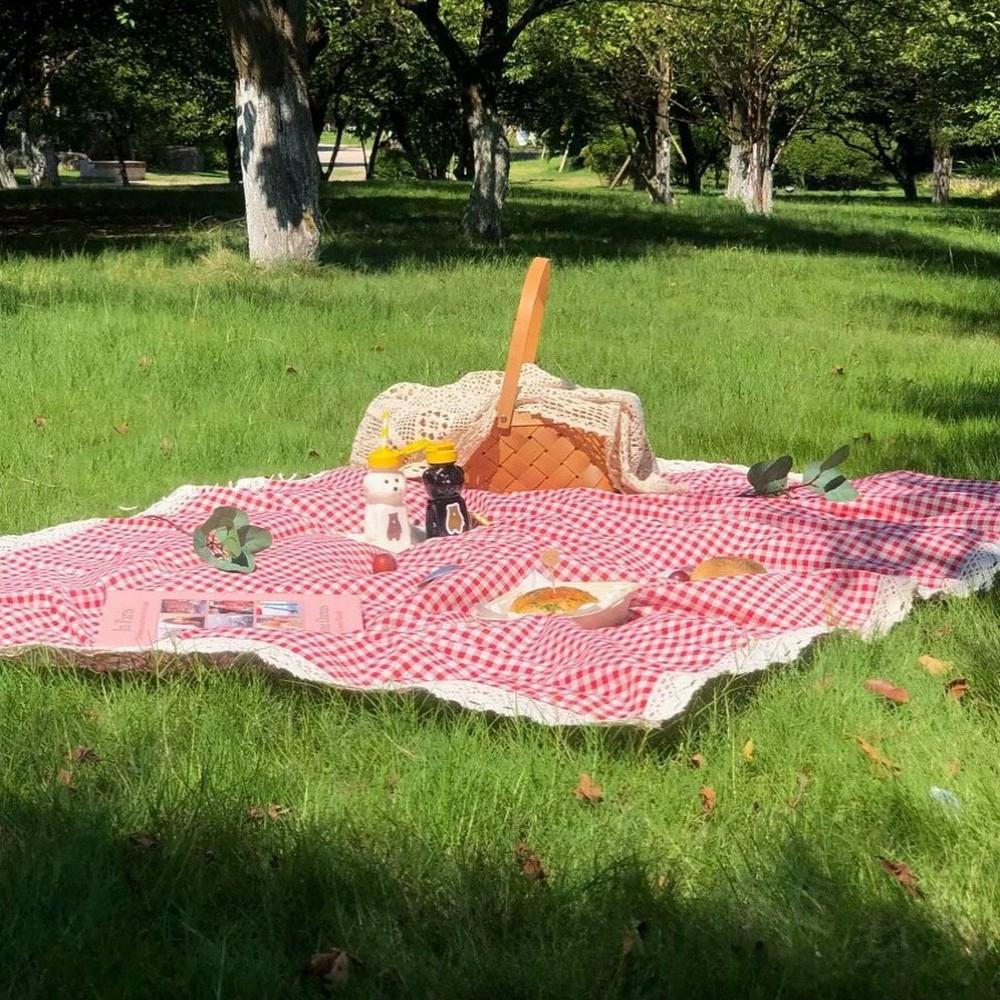 Yellow Picnic Mat Outdoor Tablecloth Camping Ground Mat