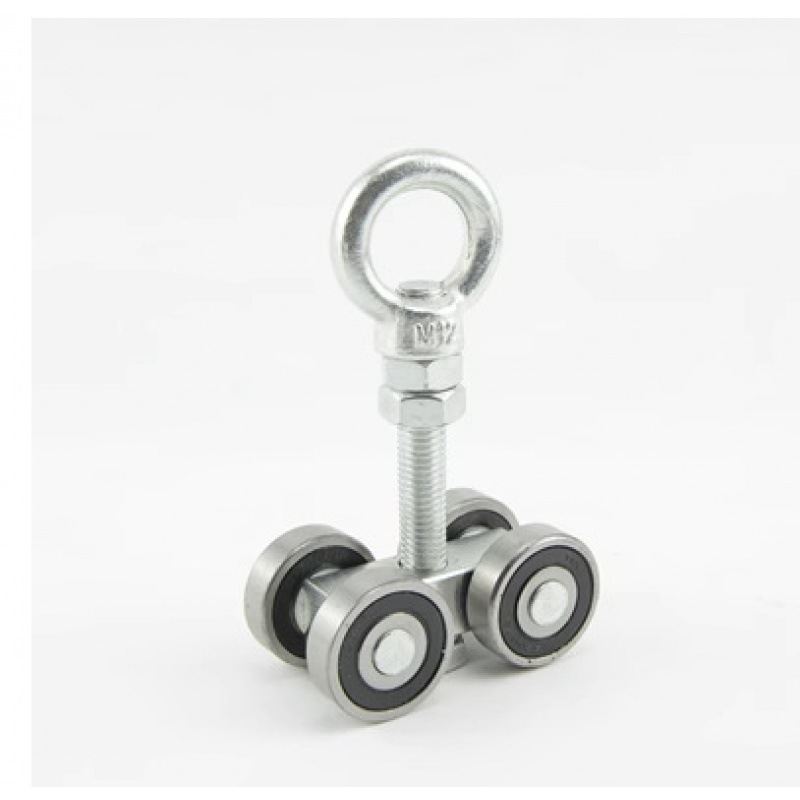 Heavy Duty Door-sliding Hanging Wheel Industrial Door Slide Rail Accessories