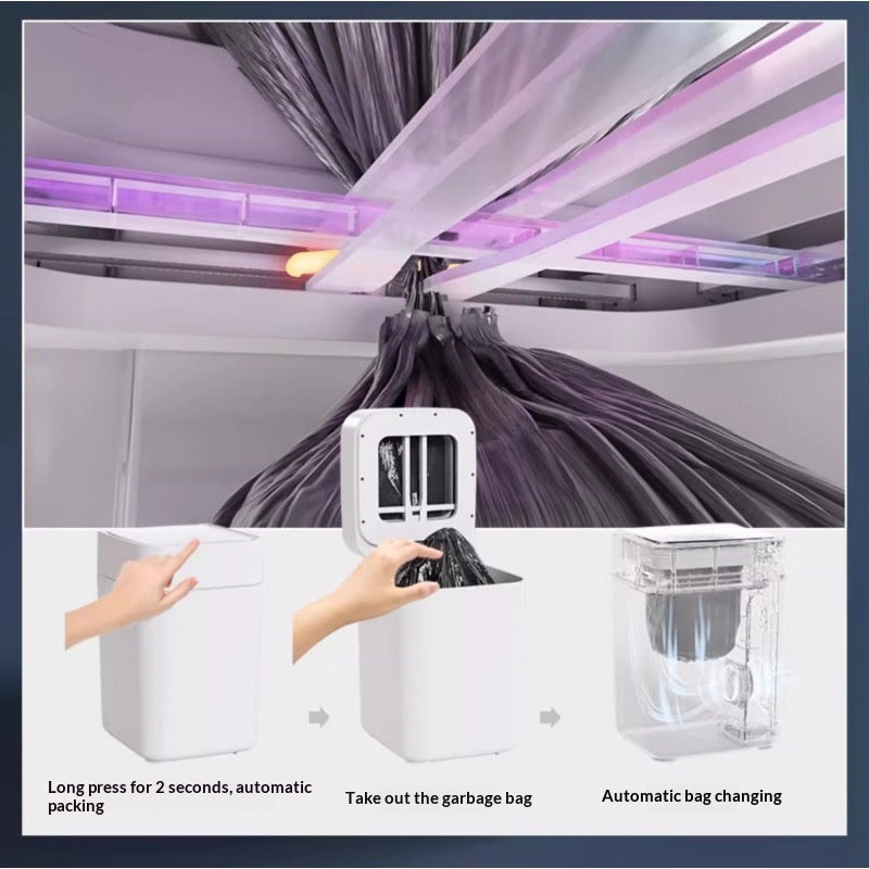 Inductive Automatic Smart Trash Can
