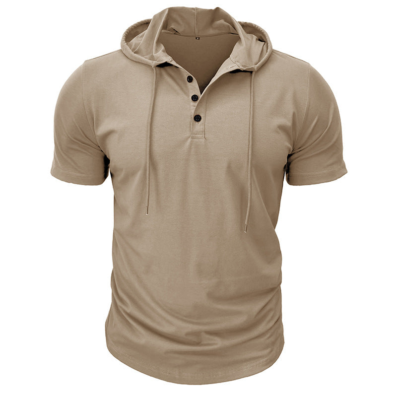 Cross-border Mens Sportswear Fitness Short-sleeve T-shirt