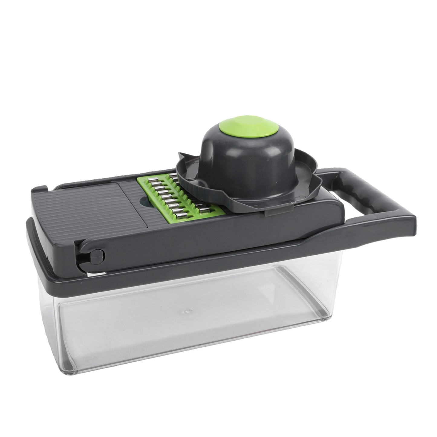 Vegetable Chopper With 1.5L Container Manual Food Veggie Cutter Kitchen Gadgets For Potatoes Tomatoes Cucumbers Carrots
