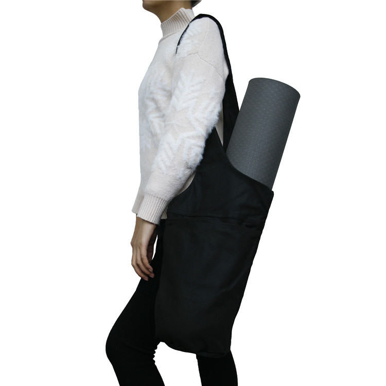 Multifunctional Shoulder Plain Weave Yoga Bag