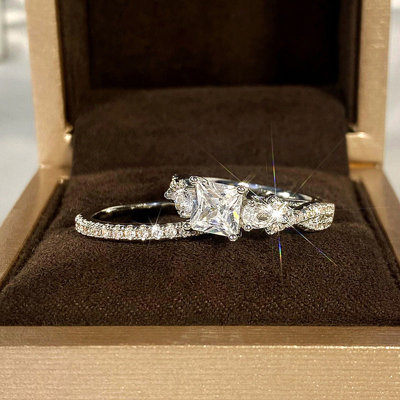High-end Square Fashion Statement Ring