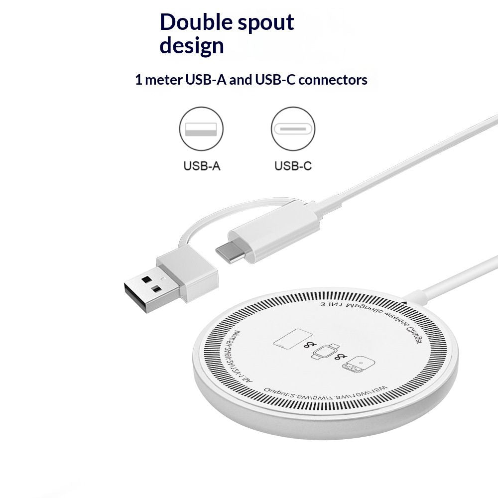 15W Magnetic Wireless Charger For Fast Phone Charging
