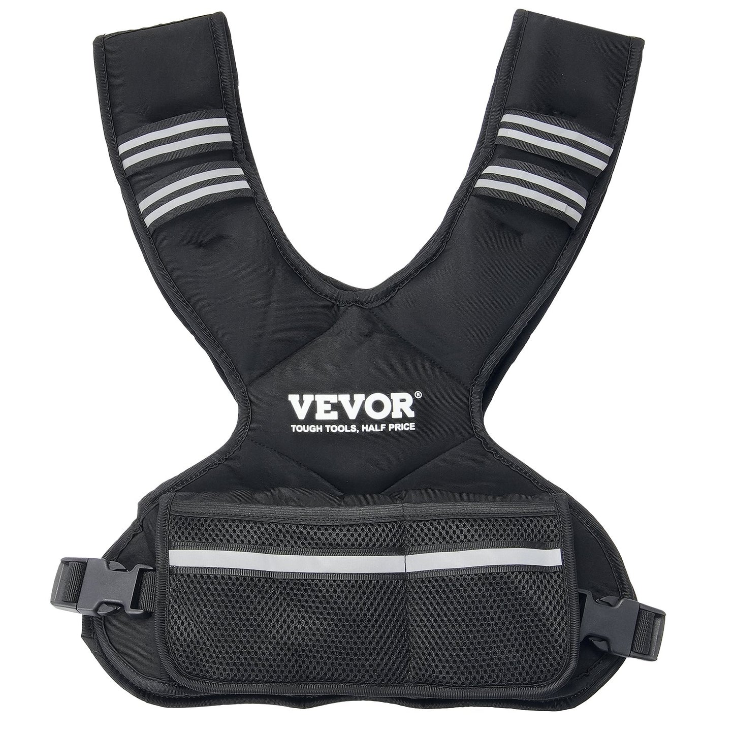 Adjustable Weighted Vest, 11-20lb Weight Vest With 6 Ironsand Weights And Reflective Stripe, Body Weight Vest Exercise Set For Men Women, Workout Equipment For Strength Training Running Jogging