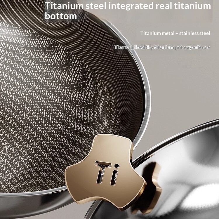 Stainless Steel Titanium Pot For Home Use
