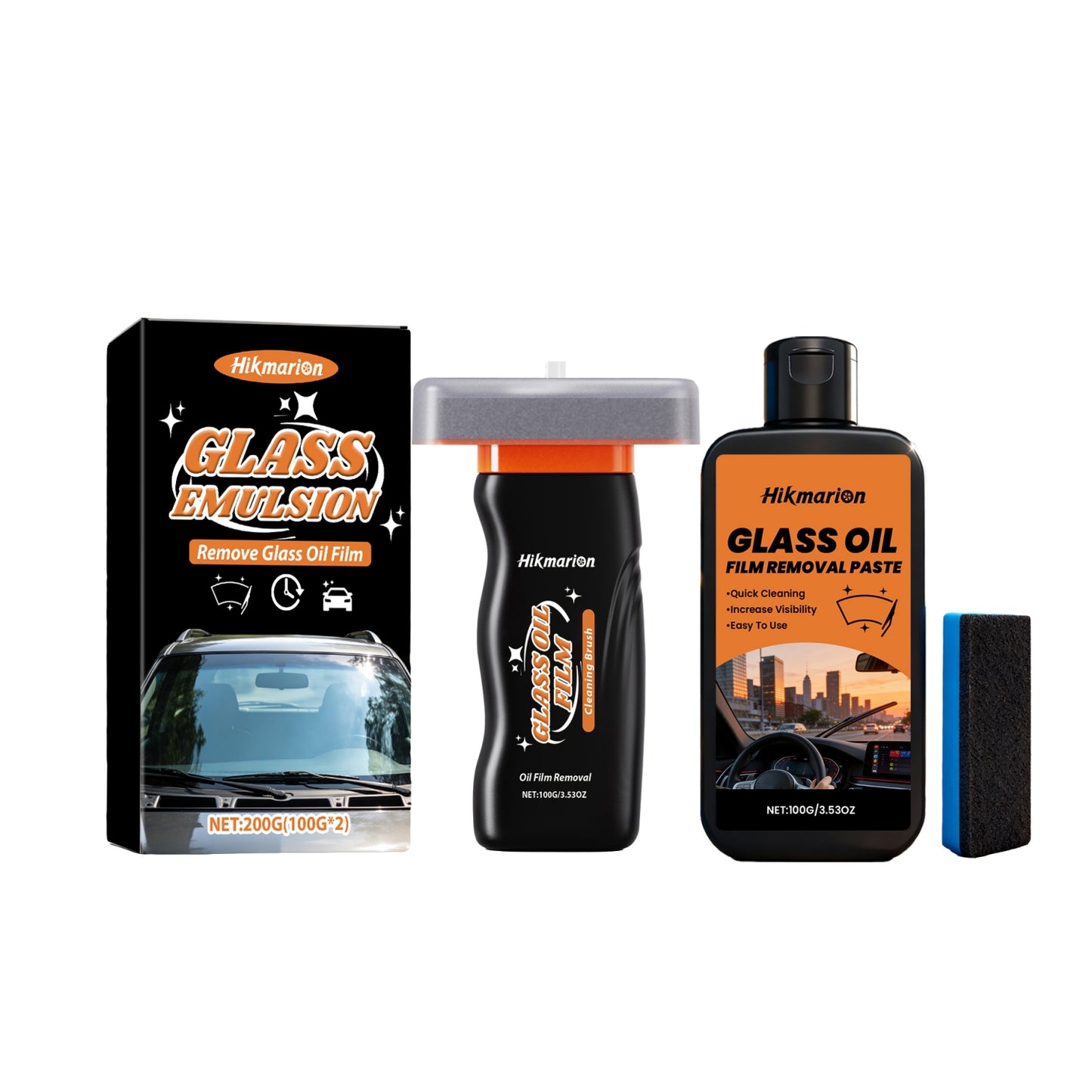 Glass Oil Film Care Kit