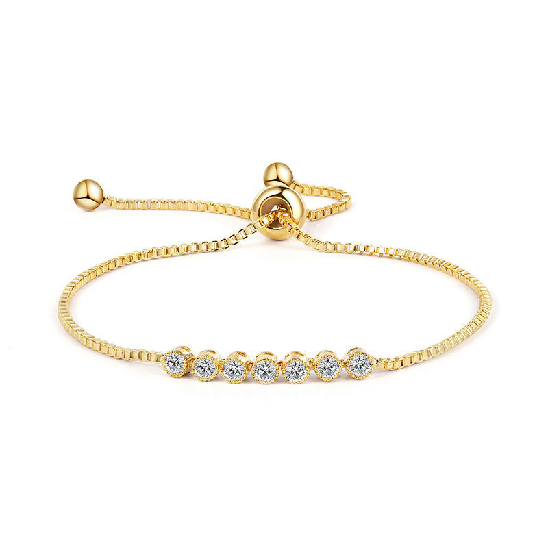 Bracelet Copper Zircon Women's Simple All-match Accessories