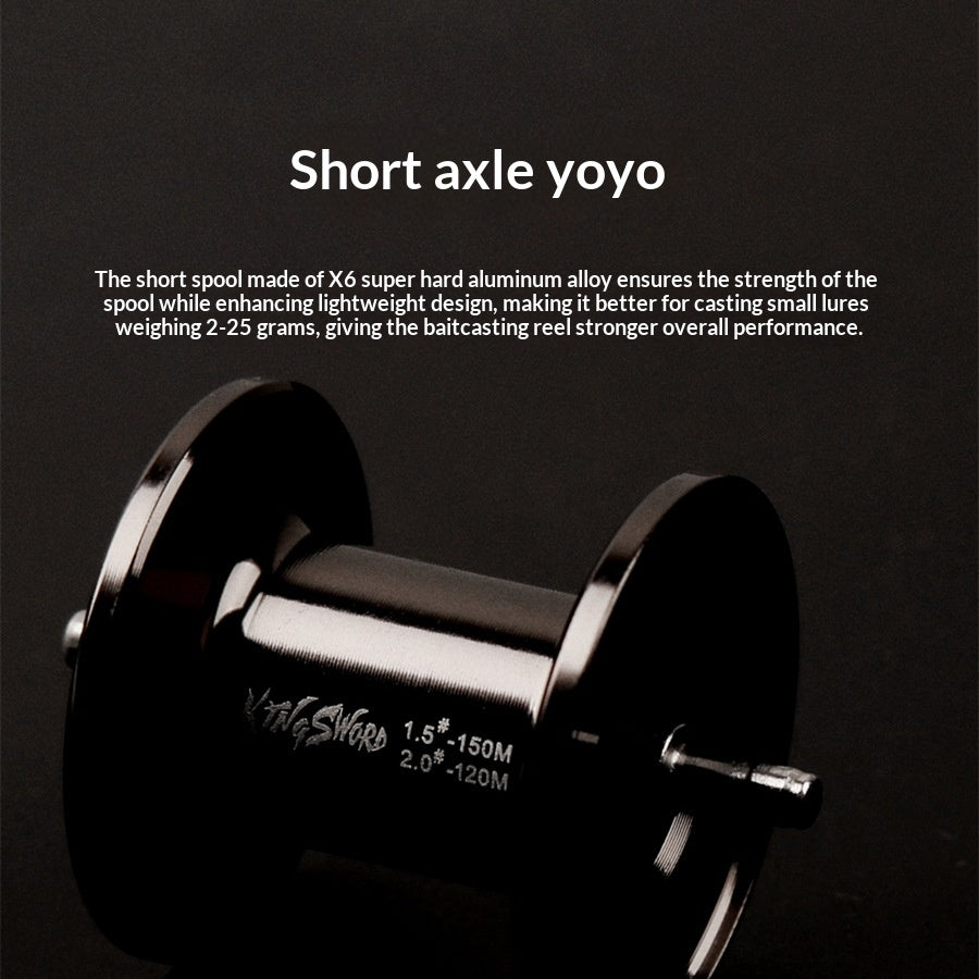 Ultra-light Carbon-fiber Main Body Long-cast Baitcasting Reel