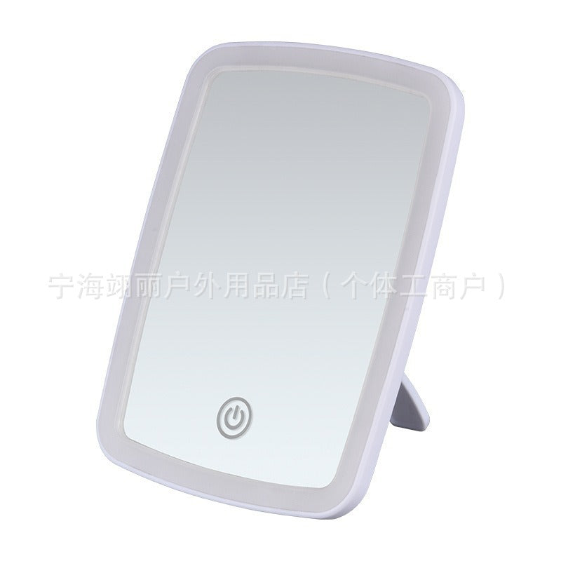 Simple Desktop Home LED Makeup Mirror