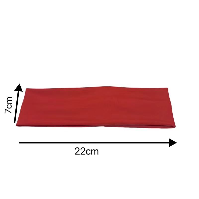 European And American Solid Color Elastic Headband Yoga Sports Hair Accessories