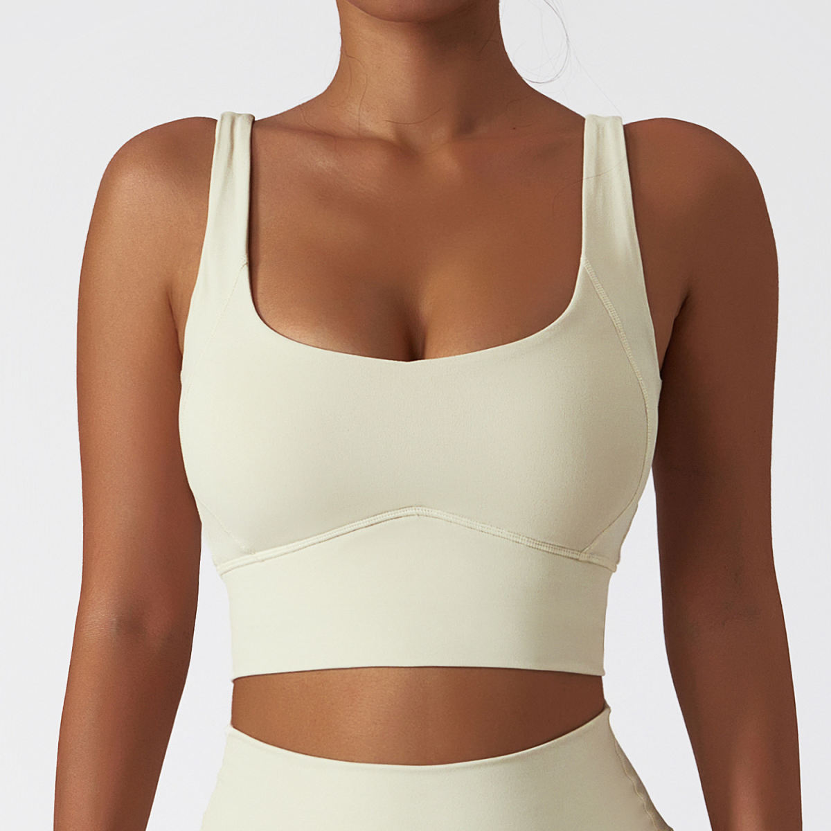 Running Sports Quick-drying Nude Feel Yoga Push Up Bras Shockproof Fitness Vest