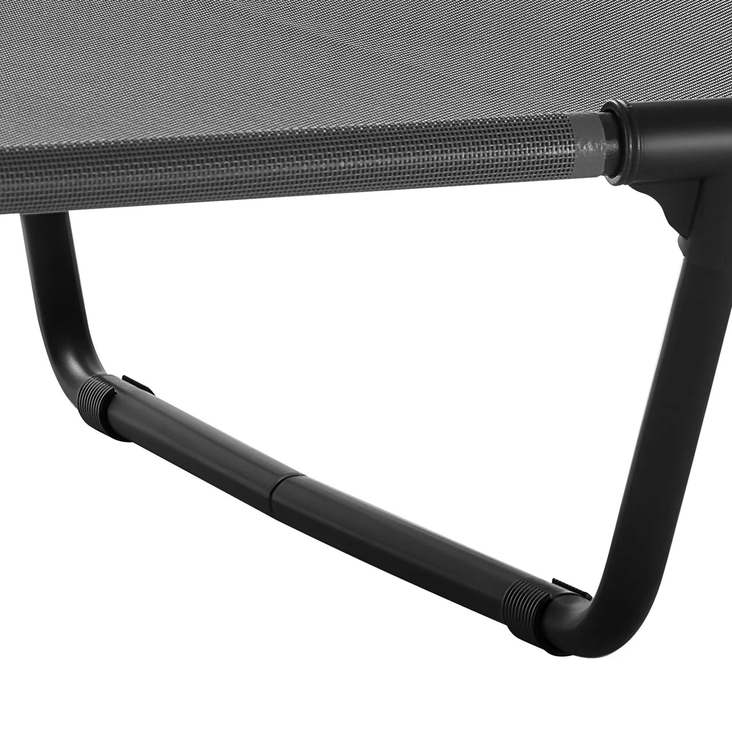 Elevated Dog Bed For Large Dogs XL, Raised Dog Cot With Heavy Duty Steel Frame, Breathable Teslin Mesh Cooling Dog Bed, Indoor & Outdoor Portable Hammock Pet Bed, Grey