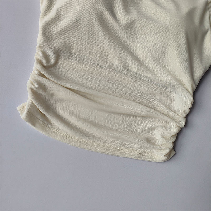Fake Two-piece Yoga Clothes Fixed Chest Pad Sports Top