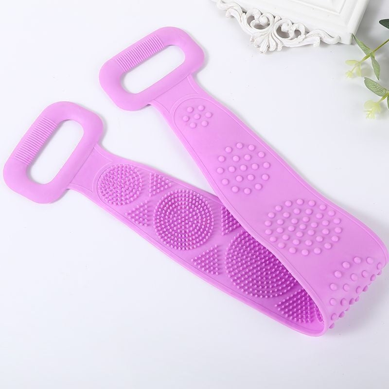 Silicone Bath ScrubberPowerful Back-scrubbing For Men And Women