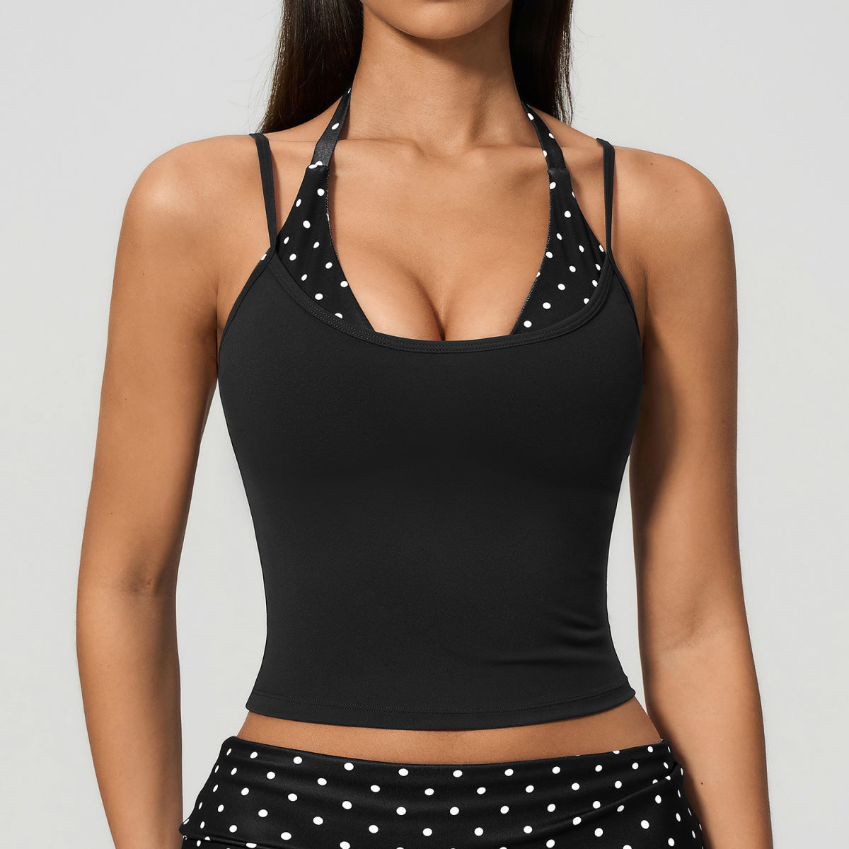 Fake Two-Piece Waist-Cinching Shaping Yoga Vest For Women