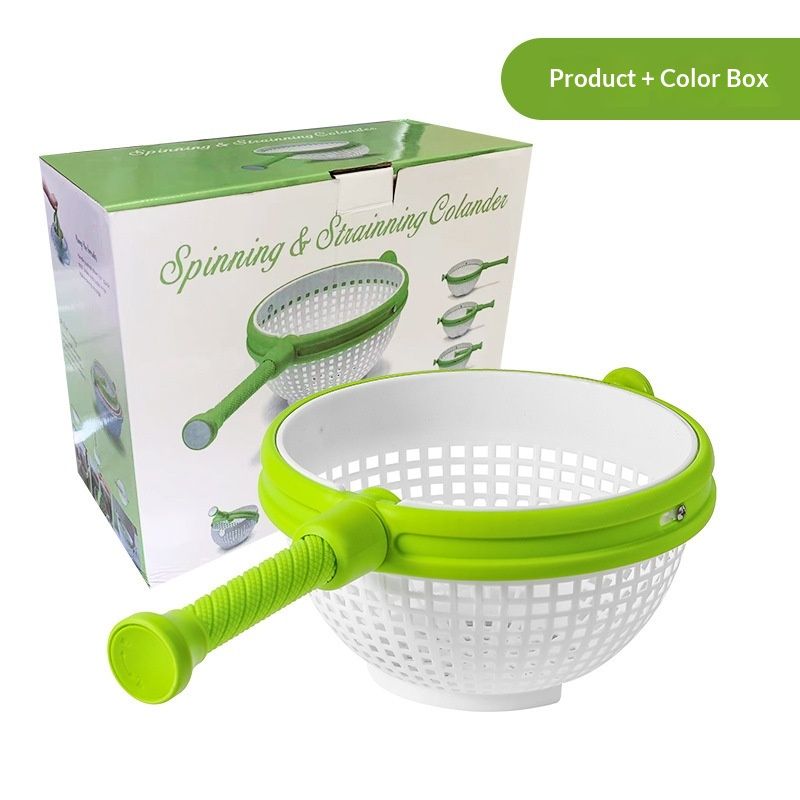A Smart All-in-one Tool That Both Spins To Drain And Stores Items