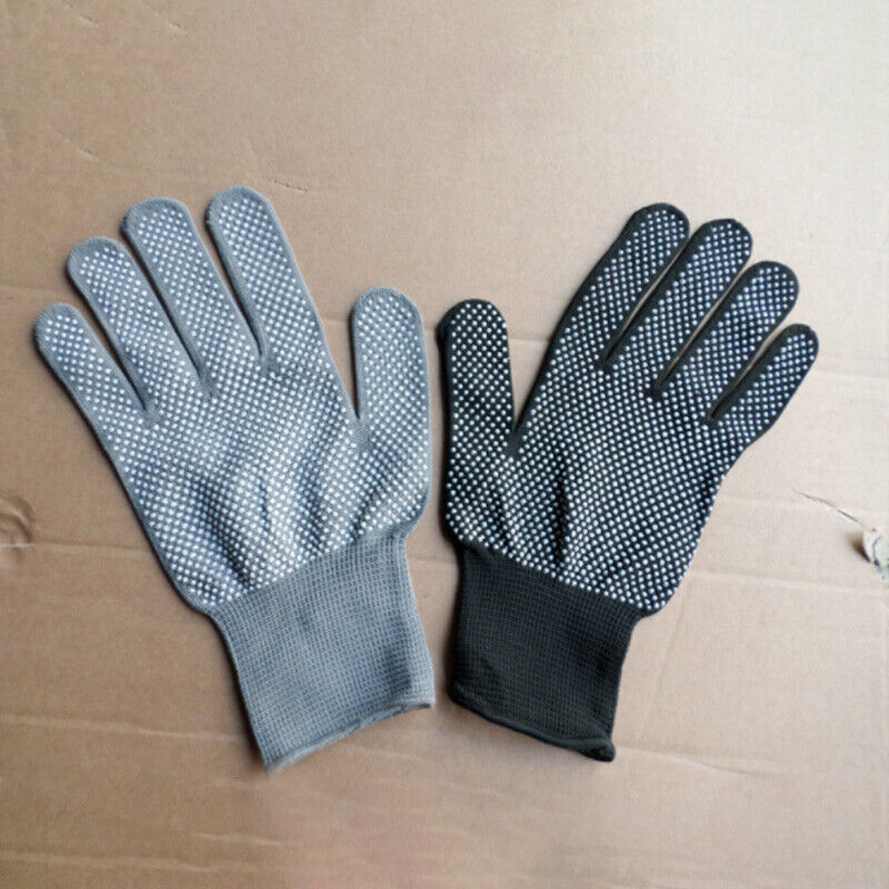 Pair Heat Resistant Gloves Curling Protective Heat Proof For Hair Straightener T