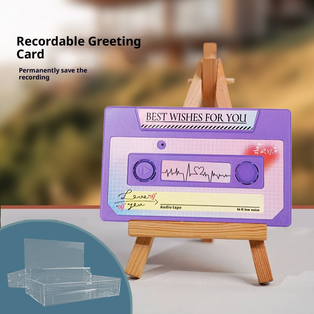 Charging Sound Recording Greeting Cards Birthday Tanabata Valentine's Day Confession