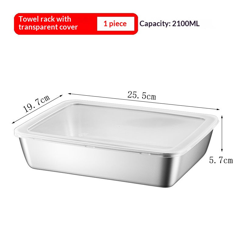 Stainless Steel Food Storage Container With Lid