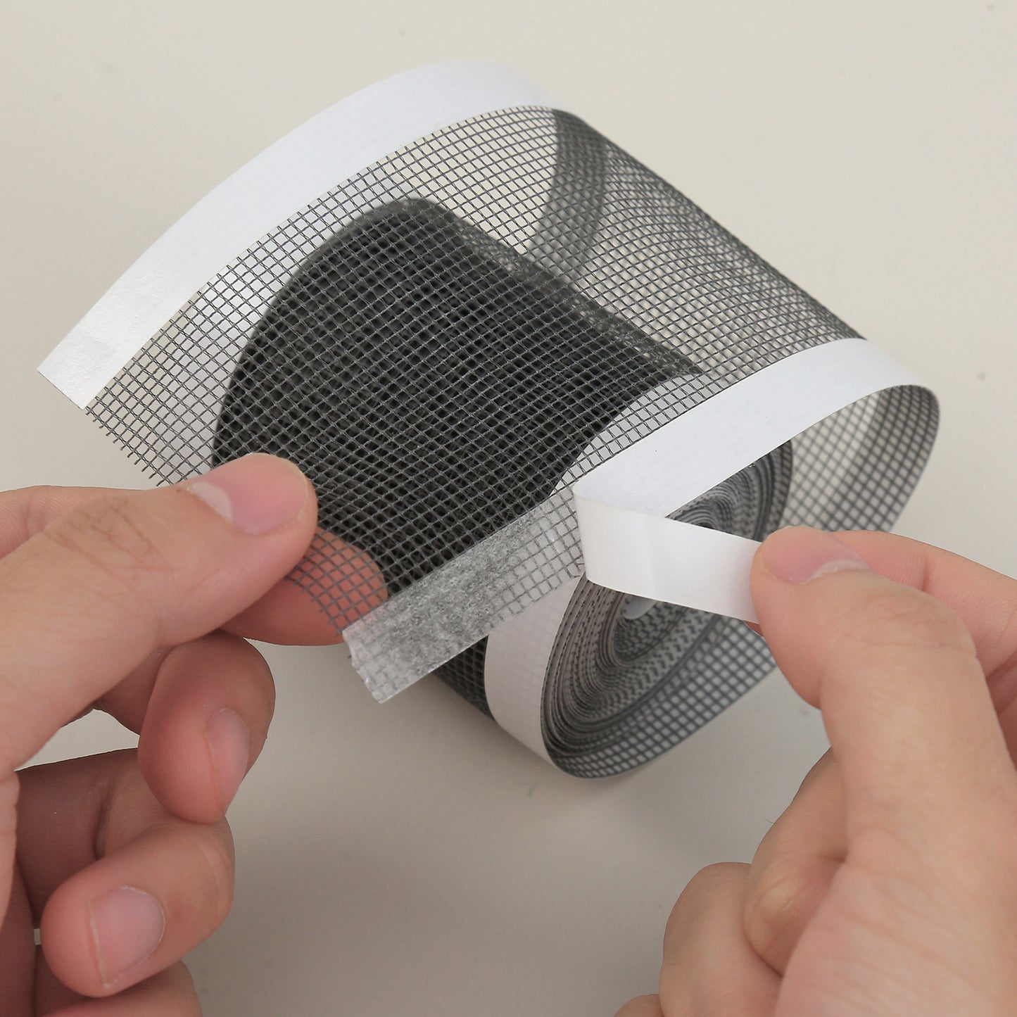 2-Pack 5cm X 7m Bathroom Drain Hair Catcher, Waterproof Shower Floor Mesh Tape, Kitchen Sink Strainer Sticker, Insect Clog Prevention