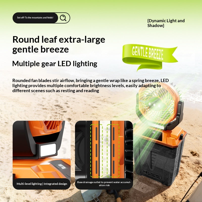 Portable Outdoor Camping Cooling Fan