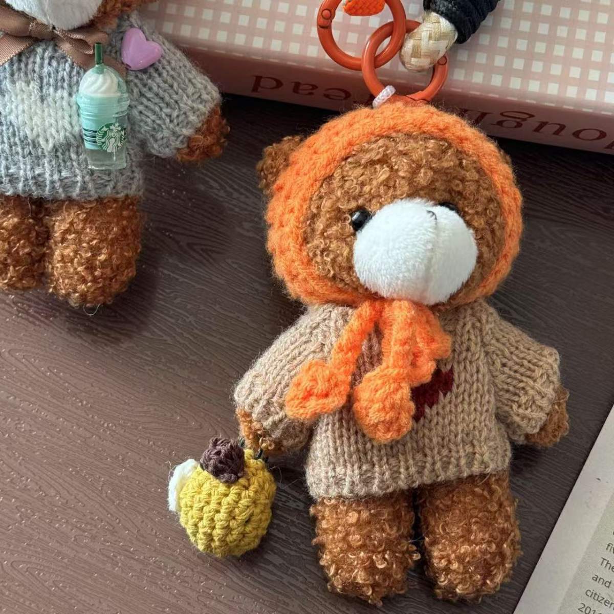 Fashion Mobile Phone Strap Cartoon Bear Pendant